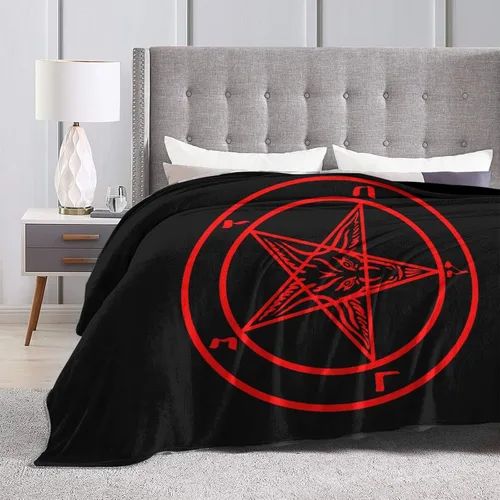 Miniatura 9 de Baphomet Satan Symbol - Manta térmica, ligera, súper suave y cálida para todas las estaciones, para sofás