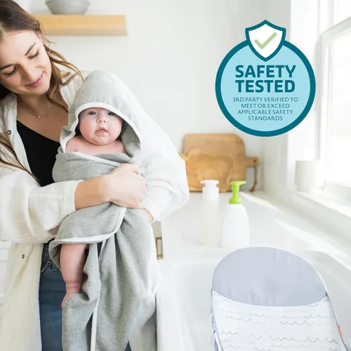 Miniatura 5 de The First Years Sure Comfort - Bañador plegable para bebé, asiento de baño y tumbona plegable para el hogar o sobre la marcha, para uso