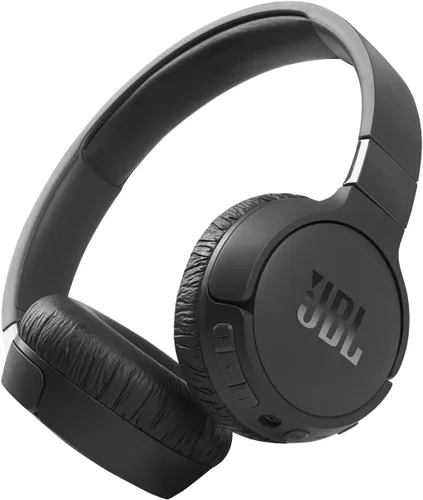 Miniatura 8 de JBL Tune 660NC inalámbrico con cancelación activa de ruido, batería de hasta 55 horas, micrófono para llamada, plegable y cómodo, compatible con Azul