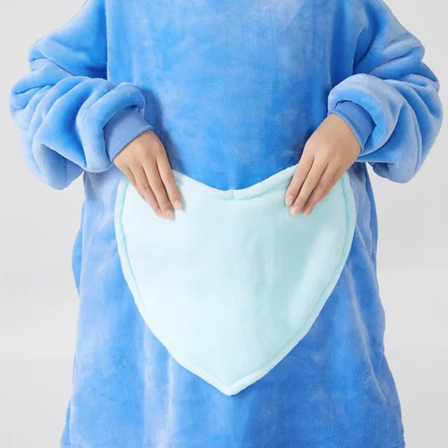 Miniatura 3 de Manta con capucha unisex de animales, manta cómoda y cálida con bolsillo, para niños