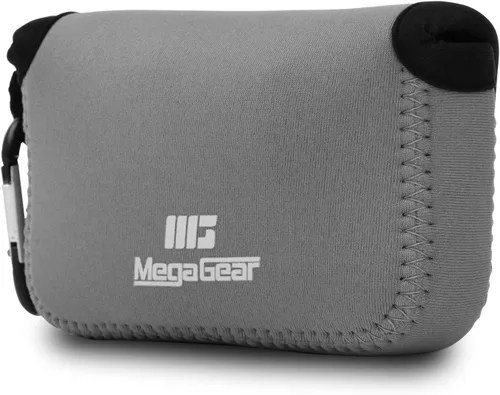Miniatura 2 de MegaGear Funda de neopreno ultra ligera para cámara compatible con Panasonic Lumix DMC-ZS7 - Gris