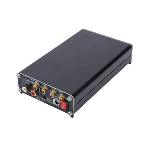 Amplificador de potencia de alta fidelidad, amplificador de potencia de 300 W x 2 amplificador de alta fidelidad clase D, mini amplificador estéreo