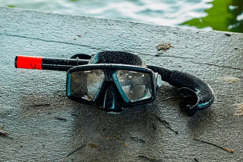 Miniatura 6 de ATACLETE Máscara de buceo de doble lente de bajo volumen para buceo, esnórquel y entrenamiento militar subacuático, diseño de perfil bajo