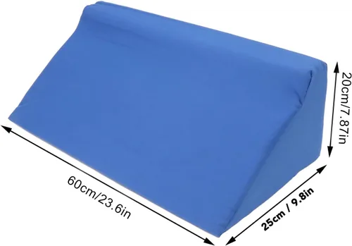 Miniatura 7 de Almohada de cuña, funda de almohada de elevación de posicionamiento de espalda, alineación corporal evaluada, almohada de soporte de tobillo