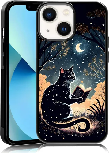 Miniatura 50 de Elegante funda de teléfono con diseño de gato Marie compatible con iPhone 11, funda de encaje dorado para iPhone, a prueba de golpes, rosa fucsia