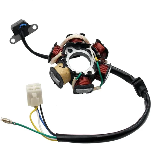 Miniatura 5 de PRO BAT ATV Quad Go Kart Magneto Stator 6 Bobinas 5 Cables para ATV de 50cc, 70cc, 90cc, 110cc, 125cc Dirt Bike Go Kart Mini-Choppers Motocicleta