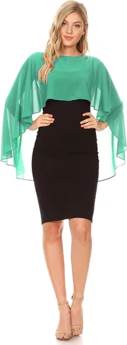 Miniatura 5 de Sakkas Anya - Capa de gasa suave para mujer, para boda, dama de honor, novia, bolero