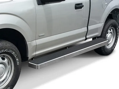 Miniatura 16 de APS - Estribos negros, compatibles con Ford F-150 Regular Cab 2015-2026 y F-250 / F-350 Super Duty 2017-2026