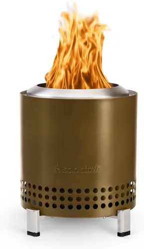 Miniatura 12 de Solo Stove Mesa, Hoguera de Mesa de 5.1 Pulgadas con Soporte - Hoguera de Acero Inoxidable Sin Humo para Acampar, al Aire Libre y Patio - Hoguera