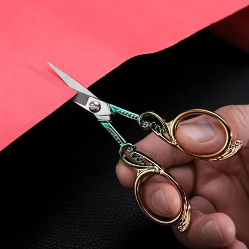 Miniatura 5 de YOUGUOM Tijeras de bordado, pequeñas tijeras de precisión afiladas para coser artesanías, herramientas de manualidades, costura, hilo de hilo