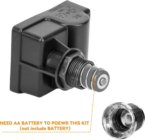 Miniatura 4 de onlyfire Generador de chispas universal de 3 salidas, batería AA, interruptor de botón pulsador táctil, repuesto de encendedor para Charbroil