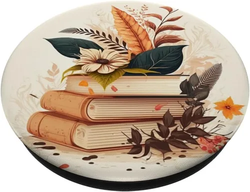 Miniatura 2 de amante de los libros biblioteca de lectura linda lectura PopSockets intercambiable PopGrip