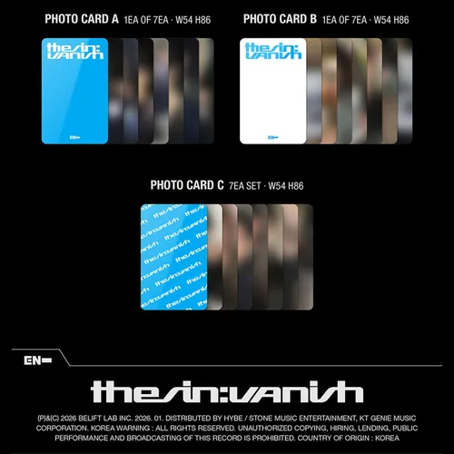 Miniatura 4 de THE SIN : VANISH El séptimo mini álbum Weverse Albums Ver. Tarjeta QR + tarjeta de lista de seguimiento + tarjeta fotográfica + 2 insignias de pin +