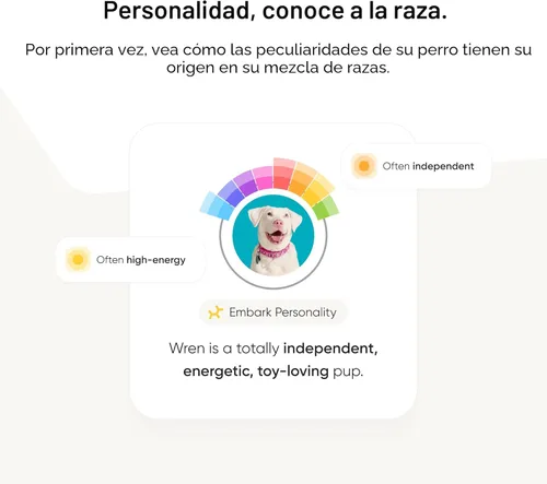 Miniatura 8 de Kit de raza y salud Embark - Kit de prueba de ADN para perros - Descubre raza, ascendencia, localizador de parientes, salud genética, rasgos