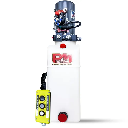 Miniatura 13 de Bomba hidráulica KTI de 12 Vcc de efecto único de 4 cuartos para remolque de descarga - Unidad de potencia hidráulica - Bomba de remolque