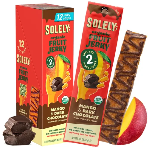 Miniatura 9 de Solely - Charqui de frutas orgánicas Un ingrediente Vegano Sin OGM Sin gluten Sin agregado de azúcar