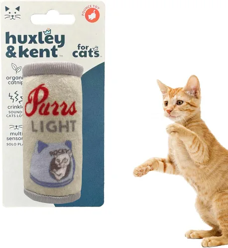 Miniatura 9 de Huxley & Kent Juguete de peluche para gatos, Toto's Pawdka, relleno de hierba gatera fuerte, juguete interactivo de felpa para gatitos y gatos