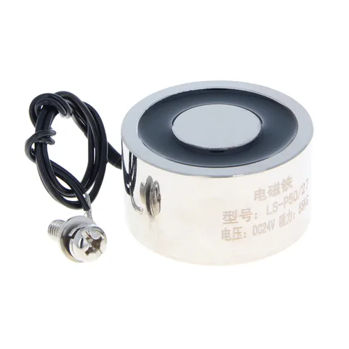 Miniatura 24 de Heyiarbeit 12V DC 50N Imán de elevación eléctrica electroimán solenoide Ascensor Holding 25mmx20mm
