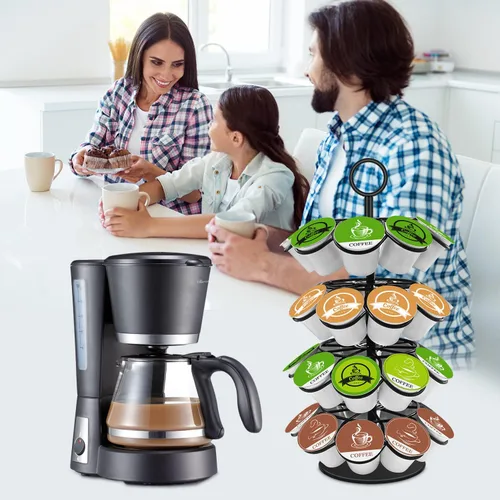 Miniatura 5 de KIMIUP Organizador de cápsulas de café, compatible con K-Cups (36 cápsulas), organizador de cápsulas de café desmontable para encimera de cocina