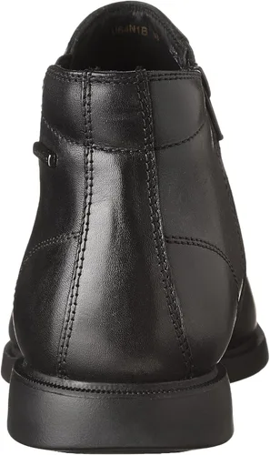 Miniatura 3 de Geox Botas Chelsea de caña baja para hombre, Negro