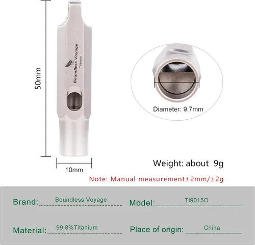 Miniatura 3 de Boundless Voyage Silbato de titanio para supervivencia de emergencia con cordón fuerte para acampar al aire libre, senderismo, entrenadores, 2