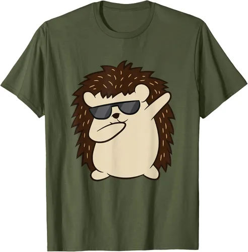 Miniatura 50 de Dabbing Hedgehog Funny Hedgehog Camiseta S