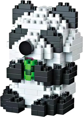 Miniatura 13 de Juego de bloques de construcción micro animales para niños y adultos, para decoración del hogar y la oficina KLJM-10 (león, 203 piezas)