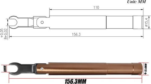 Miniatura 2 de TOJOIN - Llave dinamométrica SMA para conector RF 8 in·lbs (0.9 N·m) apertura 0.315 in (5/16") para SMA 0.138 in/0.115 in adaptador convertidor