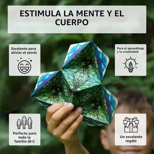 Miniatura 3 de SHASHIBO Anti Stress Cube - Award-Winning and Patented Infinity Cube with 36 Rare Earth Magnets - Extraordinary 3D Infinity Cube - Transforms into