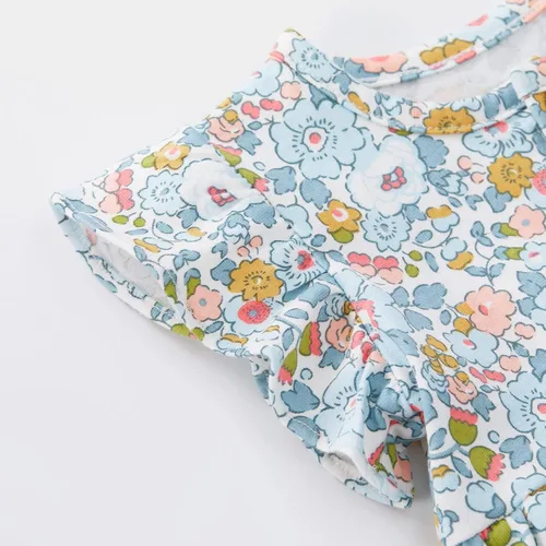 Miniatura 4 de pureborn Mameluco de algodón súper suave para niñas de 0 a 24 meses