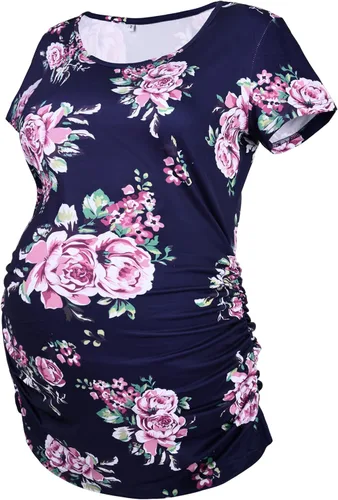 Miniatura 19 de Peauty Women's Maternity Side Ruched Shirts