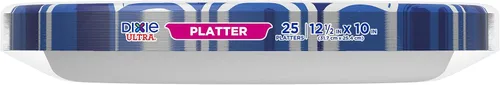 Miniatura 3 de Dixie Ultra Bandejas de Papel Desechables, 10" x 12.5", 25 Unidades – Diseño Duradero y Resistente