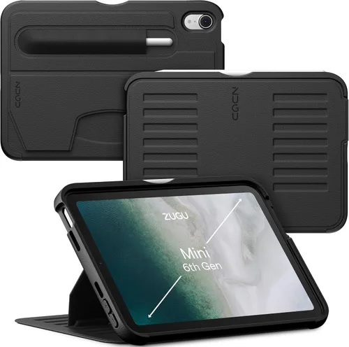 Miniatura 8 de ZUGU Case Funda protectora delgada, bolsillo para Apple Pencil de 5 pies, protección contra caídas de 5 pies, soporte magnético seguro de 7 ángulos