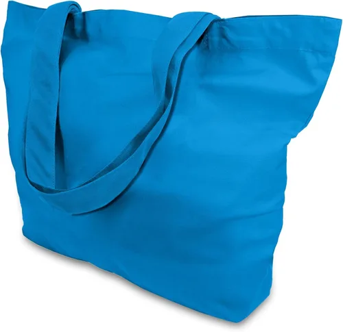 Miniatura 16 de TOPDesign - Paquete de 1 bolsa de lona de algodón, superfuerte, 12 onzas, bolsa para compras reutilizable, de tela, diseño moderno, en dos tonos