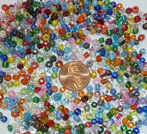 Miniatura 8 de Surtido de cuentas sueltas, manualidades, pulseras, kit de cuentas, multicolor a granel de cuentas de semillas 6/0 de 0.157 in, kit de fabricación