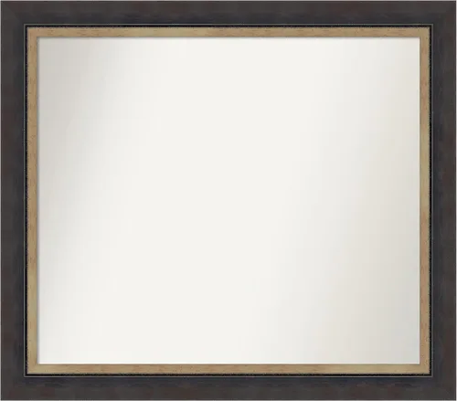 Miniatura 44 de Amanti Art Espejo personalizado, espejo de baño negro Astor, espejo de pared o espejo de tocador de baño sobre el fregadero (25 x 25 pulgadas)