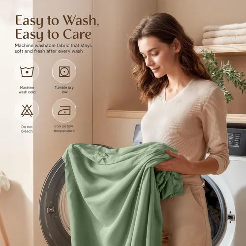 Miniatura 194 de Utopia Bedding Juego de sábanas Queen – Sábanas de 4 piezas para cama tamaño Queen, microfibra suave y transpirable, incluye 1 sábana bajera, 1 Gris