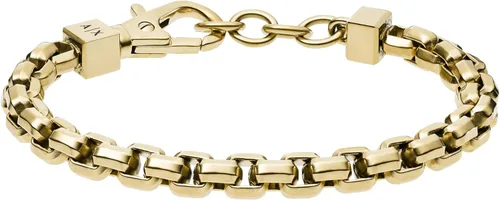 Miniatura 10 de A X Armani Exchange - Pulsera de cadena de acero inoxidable para hombre