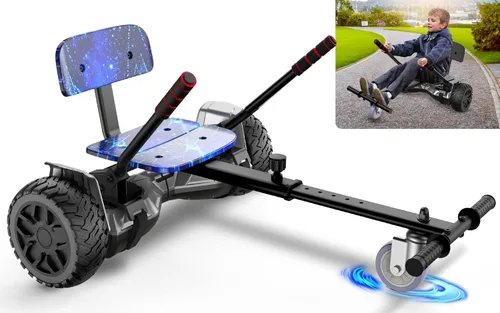 CBD Accesorio de asiento para aeropatineta, accesorio de Go Kart para niños y adultos, traje ajustable de 6.5 pulgadas, 8 pulgadas/10 pulgadas, D3