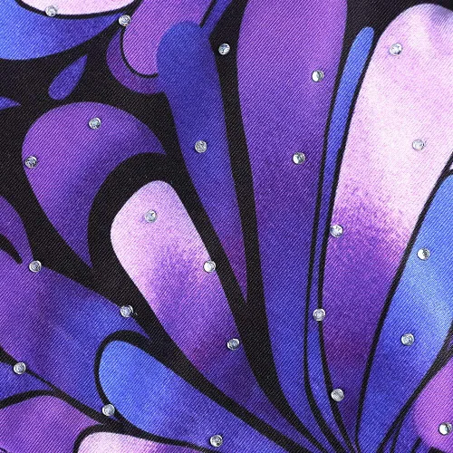Miniatura 3 de HOZIY Leotardos de gimnasia para niñas y niños, cinta de copo de nieve, azul, morado, rosa intenso brillante, Rosa encendido