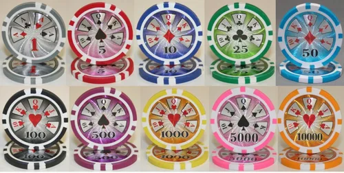 Miniatura 2 de High Roller Laser Clay 14gm 500 Chip Poker Set - Con Caja de Aluminio