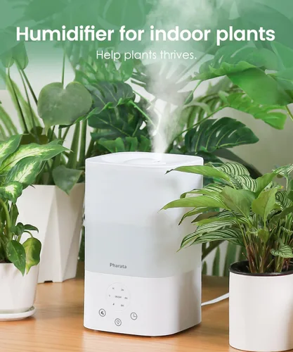 Miniatura 5 de Pharata Humidificadores para dormitorio y hogar, 3.5L humidificadores de niebla fría con llenado superior para bebé, habitación grande, plantas