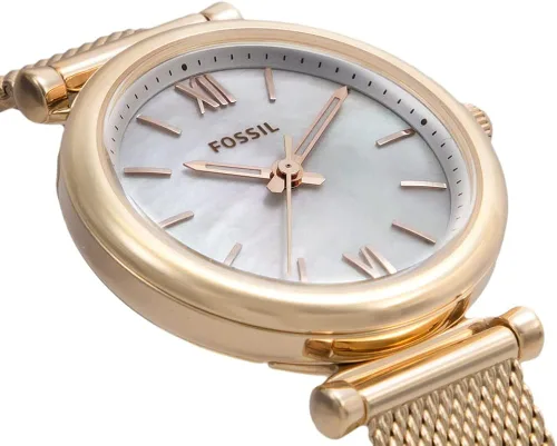 Miniatura 7 de Fossil Carlie Mini Reloj casual de cuarzo de acero inoxidable para mujer