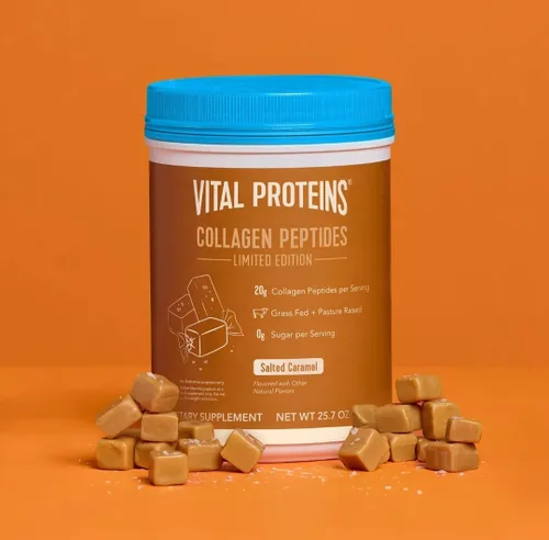 Miniatura 6 de Vital Proteins Polvo de péptidos de colágeno, caramelo salado, 25.7 0z