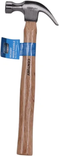 Miniatura 5 de Century Drill & Tool 72272 Martillo de garra curvado, 8 onzas, cabeza de acero forjada en gota, mango de madera de nogal, duradero y equilibrado