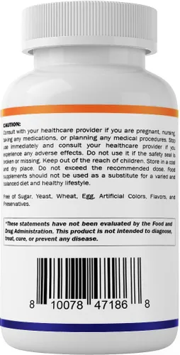 Miniatura 9 de Vitamatic L-Carnitina Fumarato 1000 mg - 120 Cápsulas Vegetales (1 Botella)