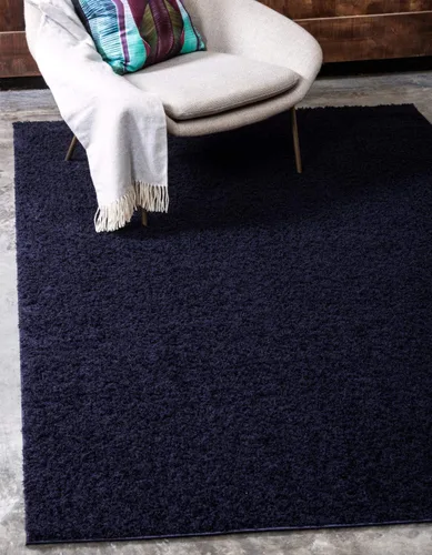 Miniatura 12 de Unique Loom Studio Colección Solid Shag - Alfombra Urbana Moderna Super Suave y de Felpa