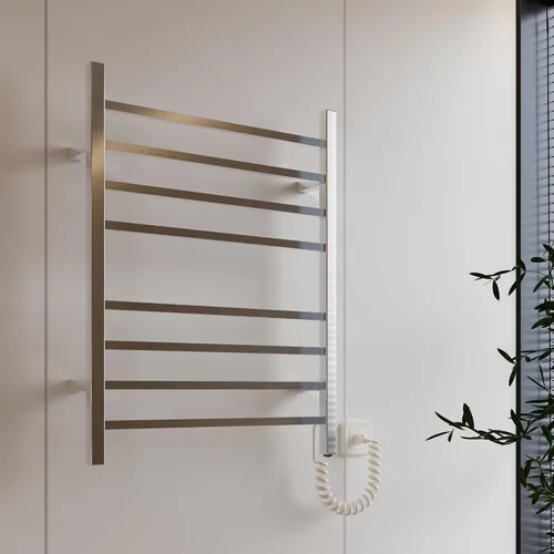Miniatura 7 de HEATGENE Calentador de toallas, calentador de toallas calentado, calentador de toallas eléctrico montado en la pared/enchufable para baño, toalleros