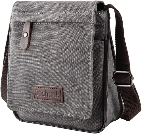 Miniatura 2 de Sechunk Vintage Canvas Messenger Cross body bag Shoulder bag