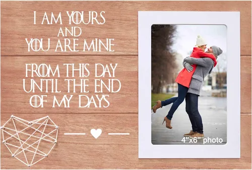 Miniatura 44 de Marco de fotos para el día de San Valentín, regalo para novio, novia, marido, esposa, pareja, mejor amigo, aniversario, cumpleaños, San Valentín